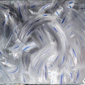 Abstract acrylic painting